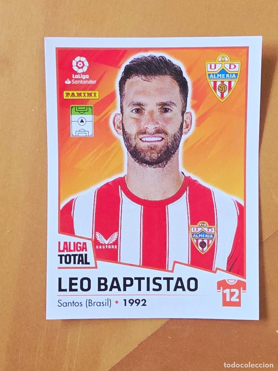Cromos de F&uacute;tbol: 19 Leo Baptist&atilde;o, UD Almer&iacute;a, Panini LaLiga Total 2022 2023 22 23, la liga