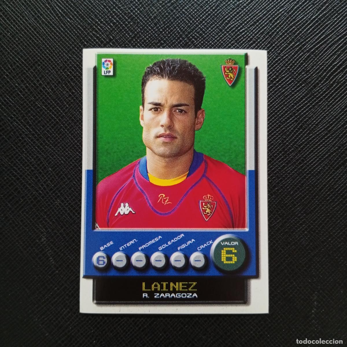 Cromos de F&uacute;tbol: 381 LAINEZ ZARAGOZA PANINI 2001 2002 CROMO FUTBOL 01 02 LIGA - SIN PEGAR - A208 PG190