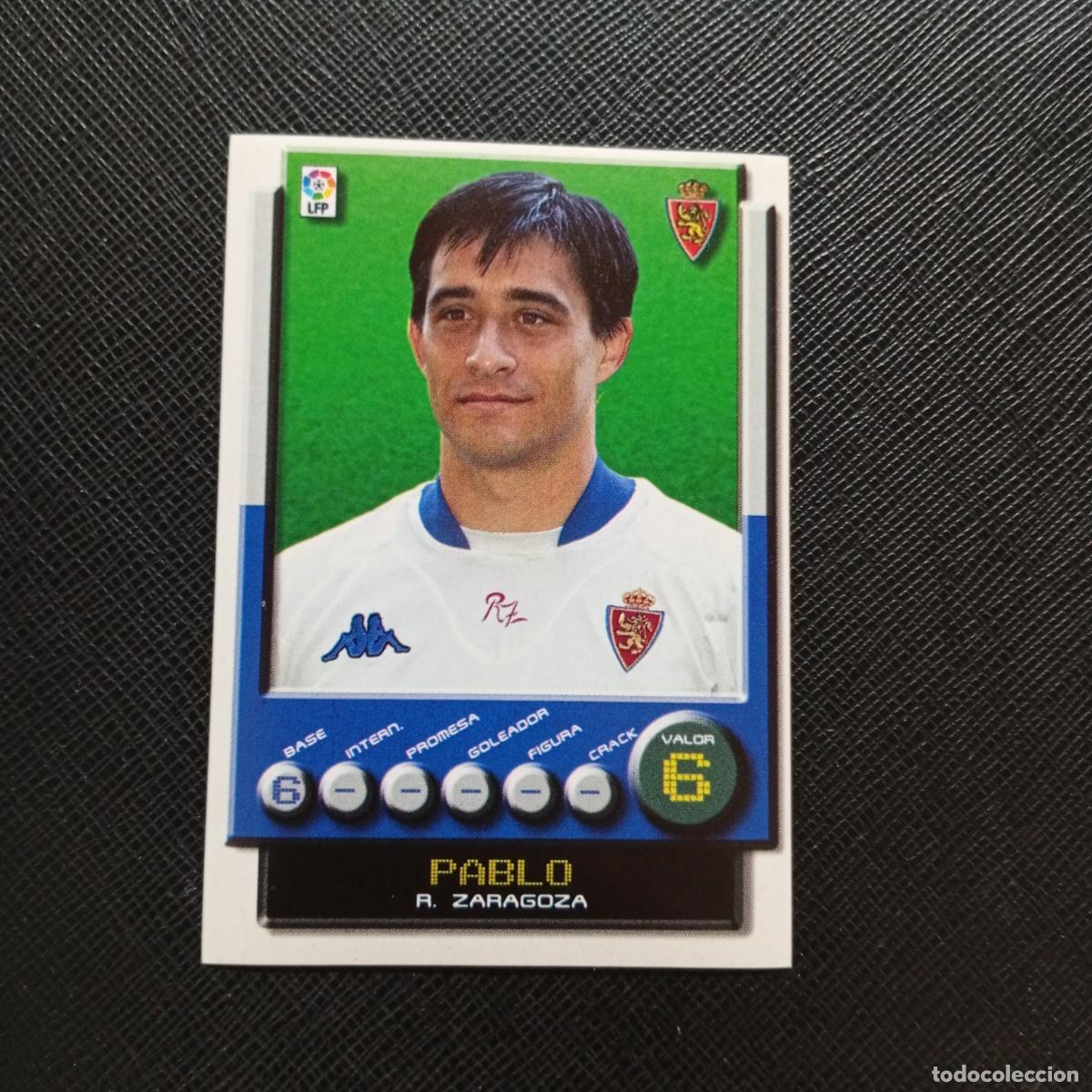 Cromos de F&uacute;tbol: 383 PABLO ZARAGOZA PANINI 2001 2002 CROMO FUTBOL 01 02 LIGA - SIN PEGAR - A208 PG190