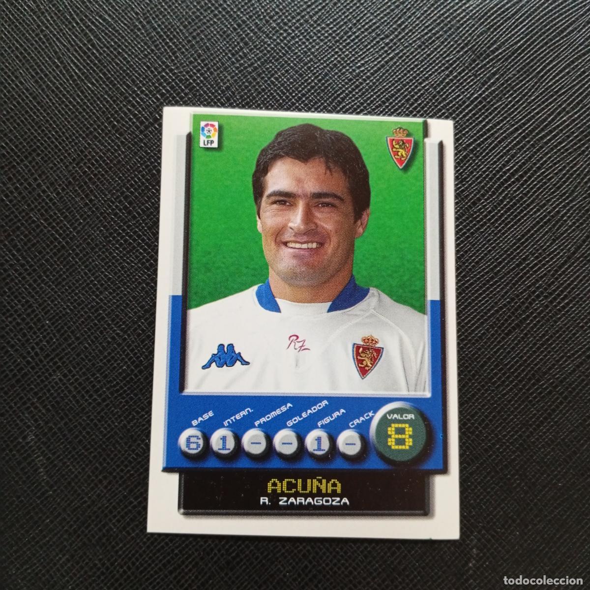 Cromos de F&uacute;tbol: 392 ACU&Ntilde;A ZARAGOZA PANINI 2001 2002 CROMO FUTBOL 01 02 LIGA - SIN PEGAR - A208 PG190