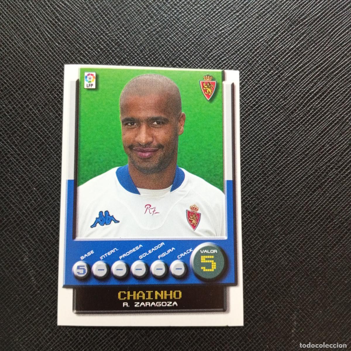 Cromos de F&uacute;tbol: 393 CHAINHO ZARAGOZA PANINI 2001 2002 CROMO FUTBOL 01 02 LIGA - SIN PEGAR - A208 PG190