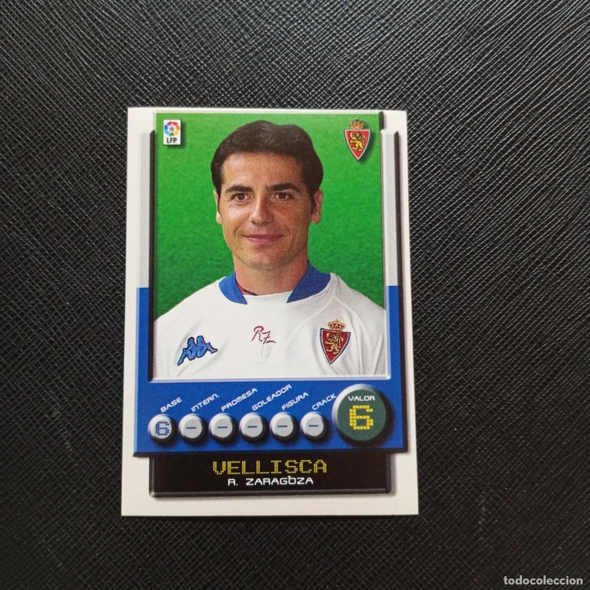 Cromos de F&uacute;tbol: 394 VELLISCA ZARAGOZA PANINI 2001 2002 CROMO FUTBOL 01 02 LIGA - SIN PEGAR - A208 PG190