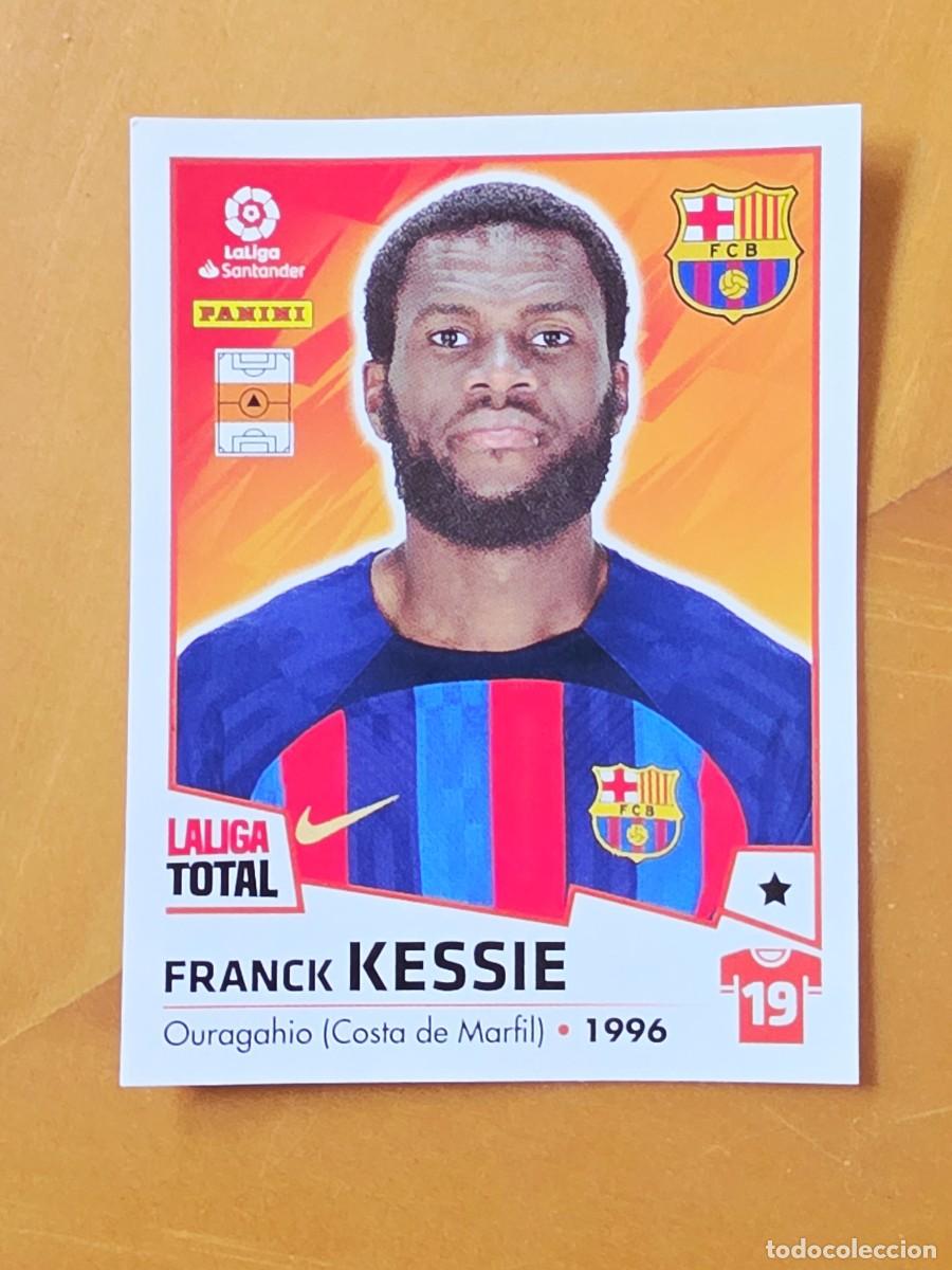 Cromos de F&uacute;tbol: 83 Franck Kessie, FC Barcelona, Panini LaLiga Total 2022 2023 22 23, la liga