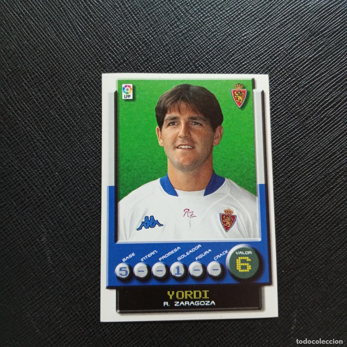 Cromos de F&uacute;tbol: 398 YORDI ZARAGOZA PANINI 2001 2002 CROMO FUTBOL 01 02 LIGA - SIN PEGAR - A208 PG199