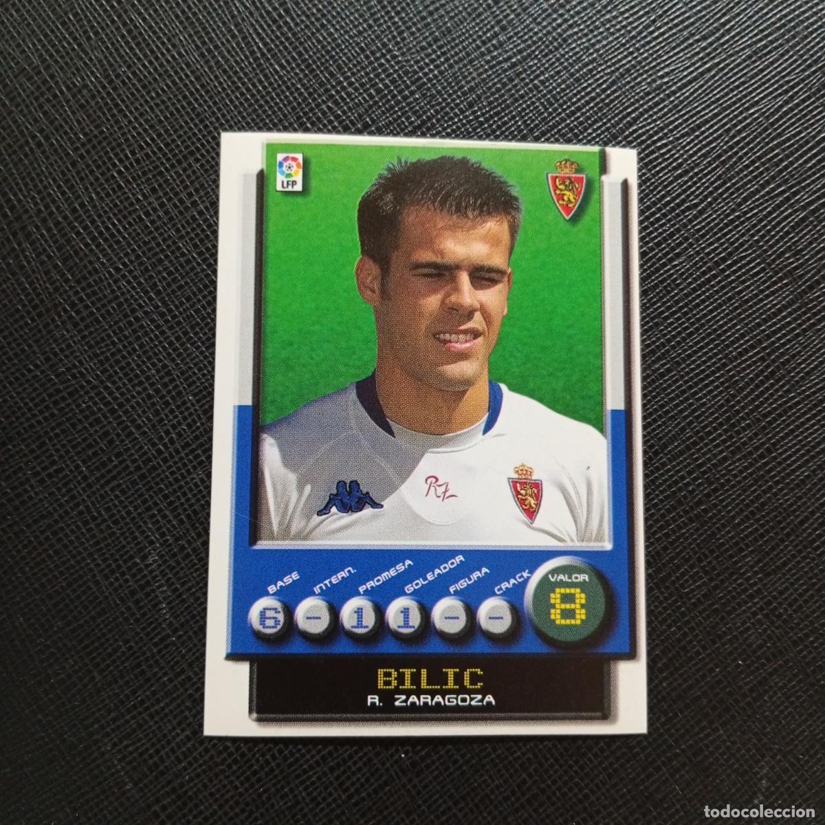 Cromos de F&uacute;tbol: 399 BILIC ZARAGOZA PANINI 2001 2002 CROMO FUTBOL 01 02 LIGA - SIN PEGAR - A208 PG199