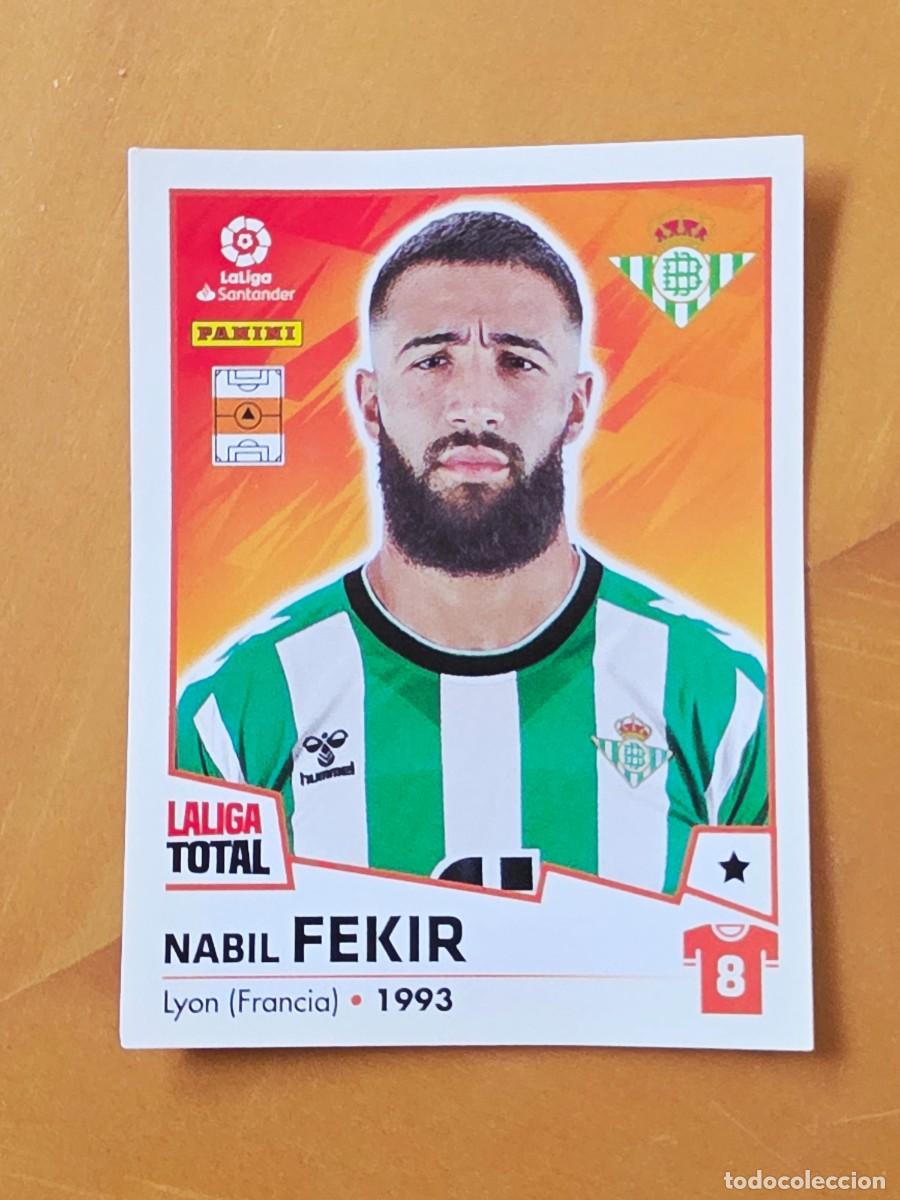 Cromos de F&uacute;tbol: 102 Nabil Fekir, Real Betis, Panini LaLiga Total 2022 2023 22 23, la liga