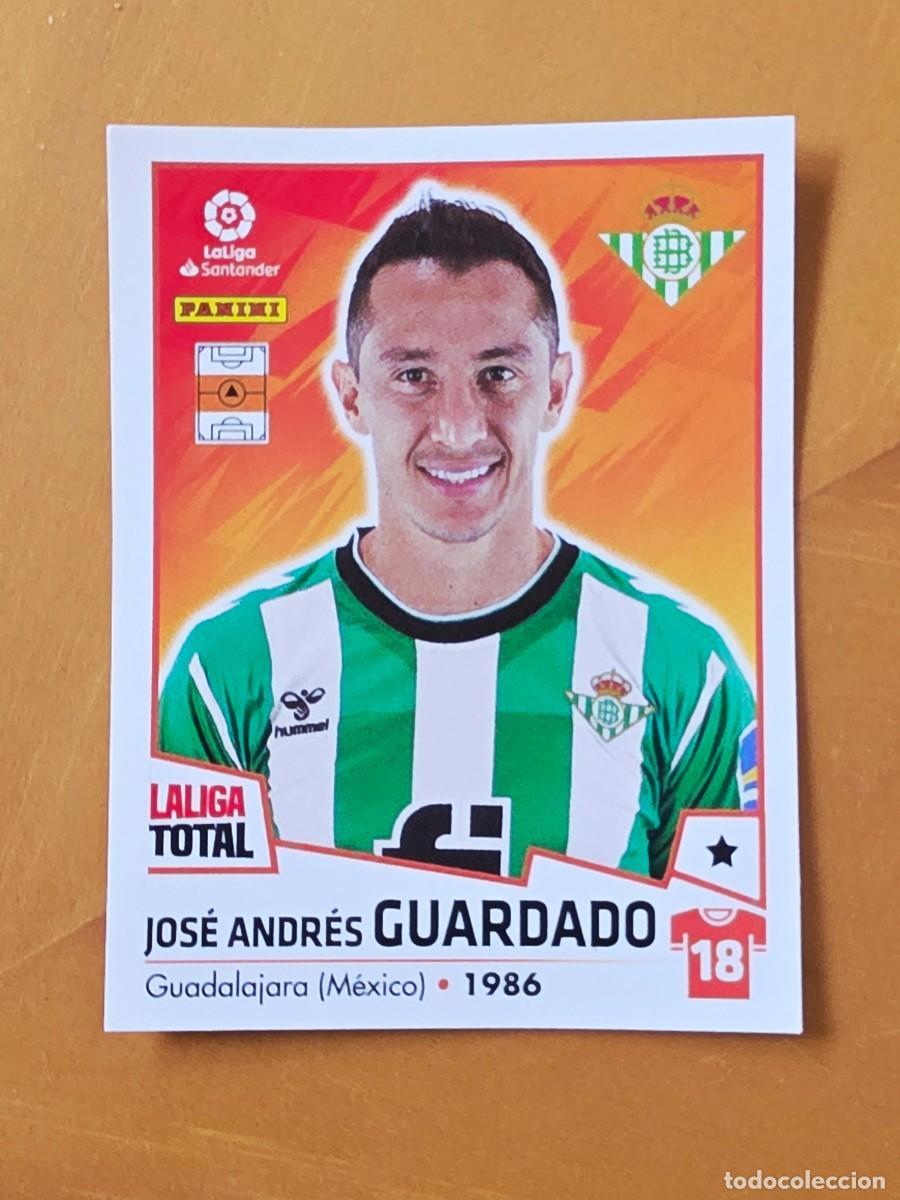Cromos de F&uacute;tbol: 103 Jos&eacute; Andr&eacute;s Guardado, Real Betis, Panini LaLiga Total 2022 2023 22 23, la liga