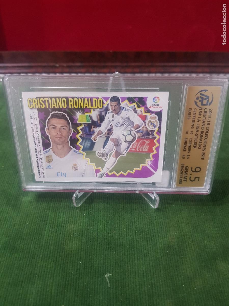 Cromos de F&uacute;tbol: REAL MADRID CLUB DE FUTBOL-CRISTIANO RONALDO-GRADEADO