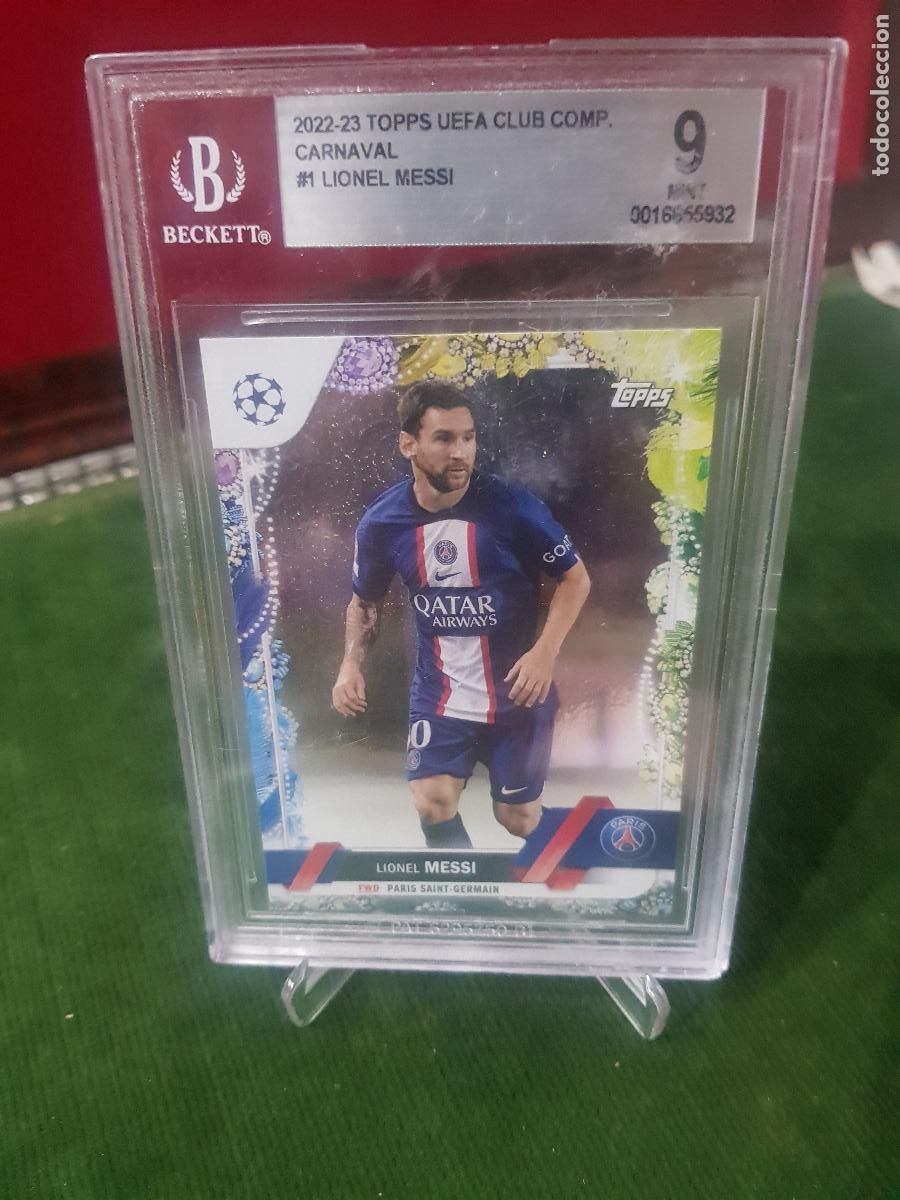 Cromos de F&uacute;tbol: LIONEL ANDRES MESSI CUCCITTINI-GRADEADO