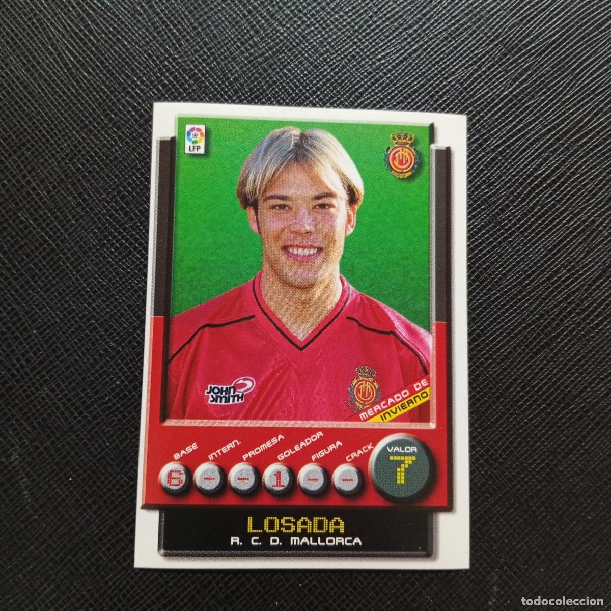 Cromos de F&uacute;tbol: 403 LOSADA MALLORCA PANINI 2001 2002 01 02 - SIN PEGAR - A208 PG199 MERCADO DE INVIERNO
