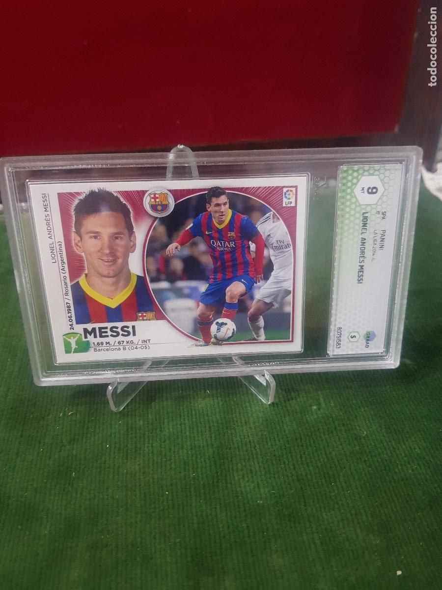 Cromos de F&uacute;tbol: LIONEL ANDRES MESSI CUCCITTINI-GRADEADO