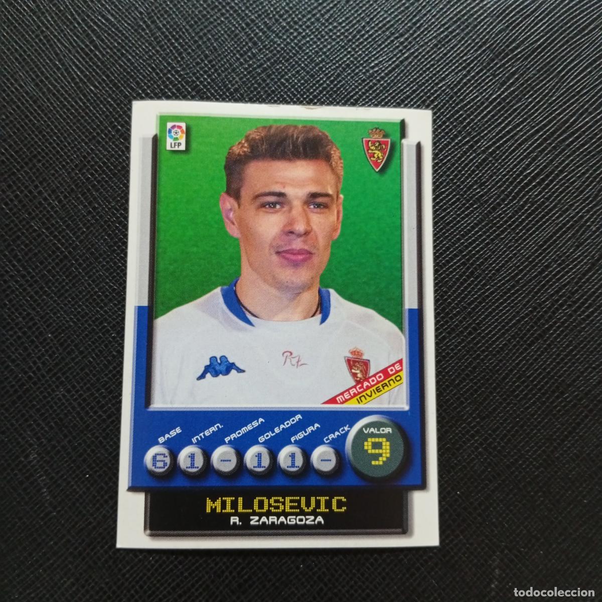 Cromos de F&uacute;tbol: 405 MILOSEVIC ZARAGOZA PANINI 2001 2002 01 02 - SIN PEGAR - A208 PG199 MERCADO DE INVIERNO
