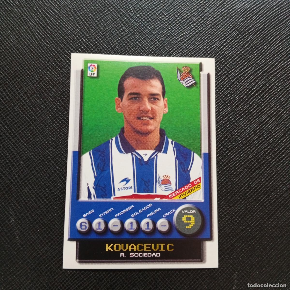 Cromos de F&uacute;tbol: 407 KOVACEVIC REAL SOCIEDAD PANINI 2001 2002 01 02 - SIN PEGAR - A208 PG199 MERCADO DE INVIERNO