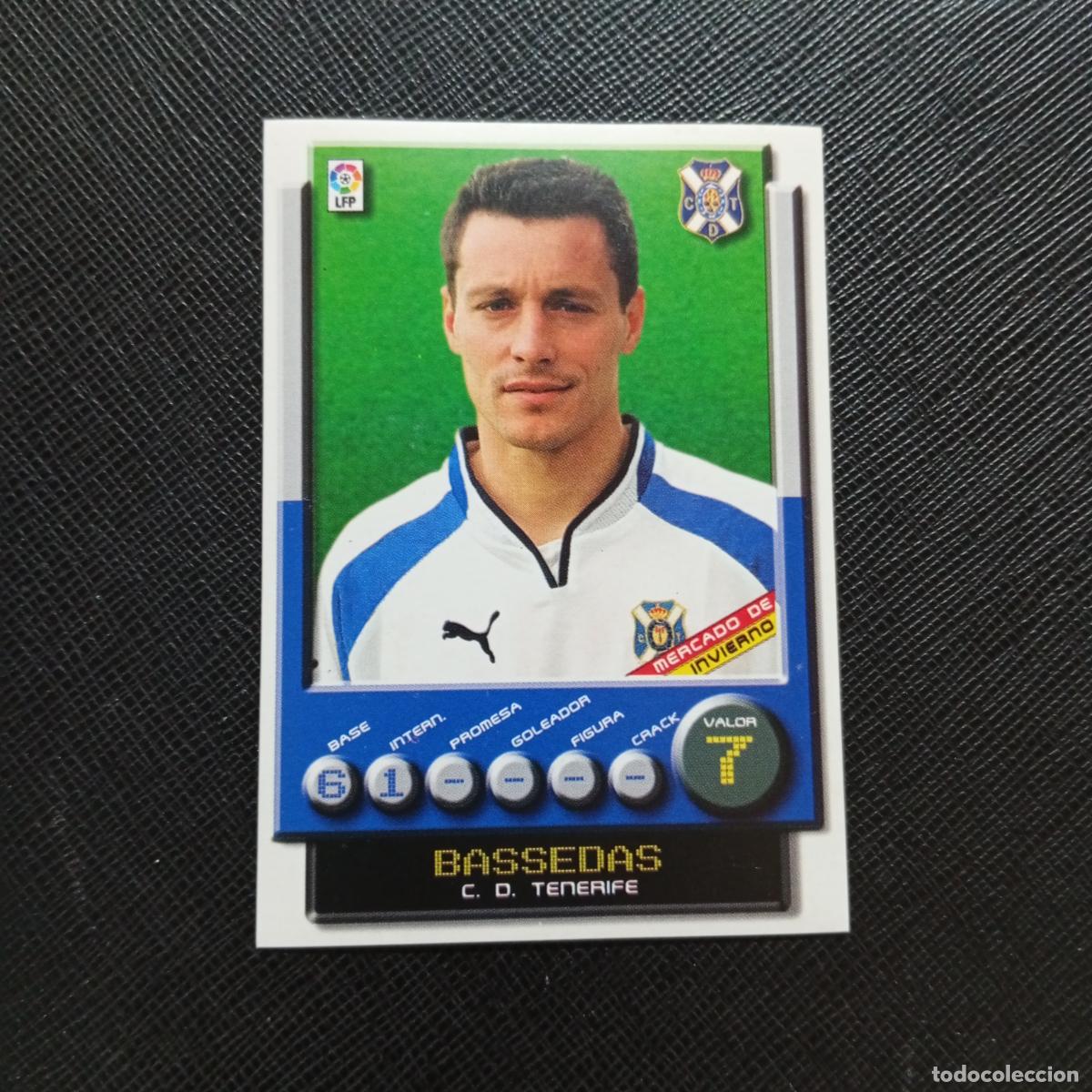 Cromos de F&uacute;tbol: 408 BASSEDAS TENERIFE PANINI 2001 2002 01 02 - SIN PEGAR - A208 PG199 MERCADO DE INVIERNO