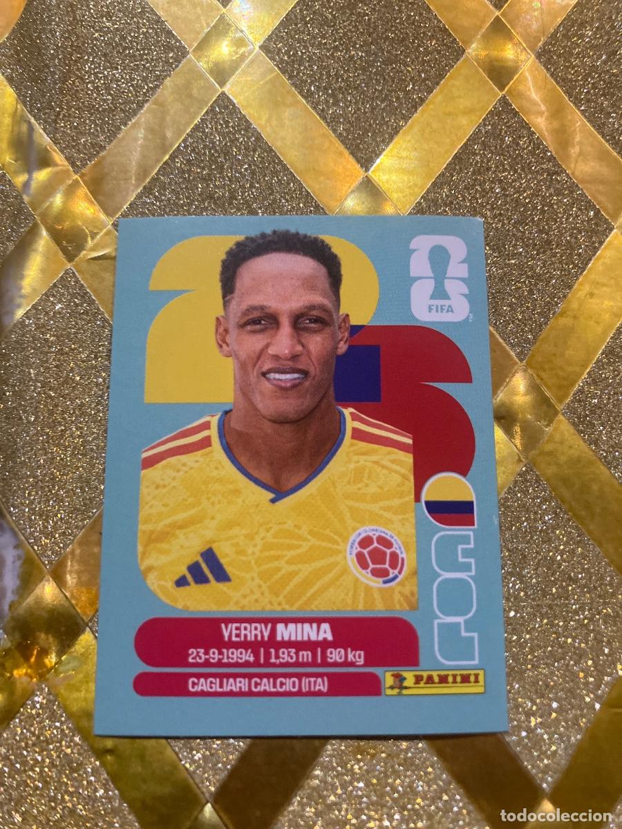 Cromos de F&uacute;tbol: CROMO DE F&Uacute;TBOL NUMERO COL 5 YERRY MINA COLOMBIA MUNDIAL 2026 MEXICO-EEUU-CANADA PANINI !