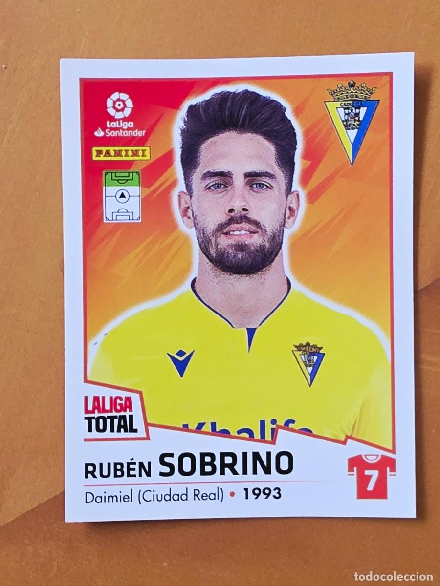 Cromos de F&uacute;tbol: 129 Rub&eacute;n Sobrino, C&aacute;diz CF, Panini LaLiga Total 2022 2023 22 23, la liga