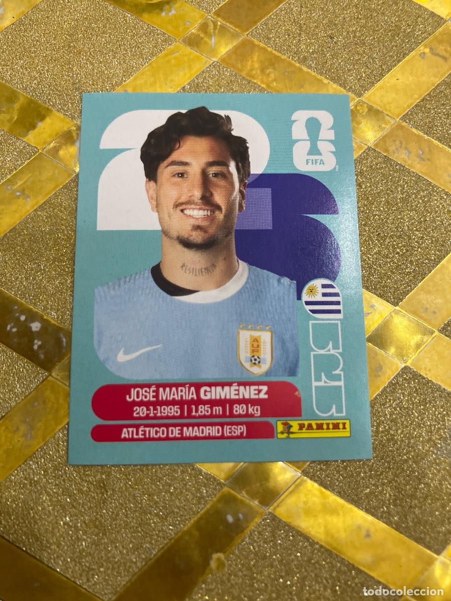 Cromos de F&uacute;tbol: CROMO DE F&Uacute;TBOL NUMERO URU 5 JOSE MARIA GIMENEZ URUGUAY MUNDIAL 2026 MEXICO-EEUU-CANADA PANINI !