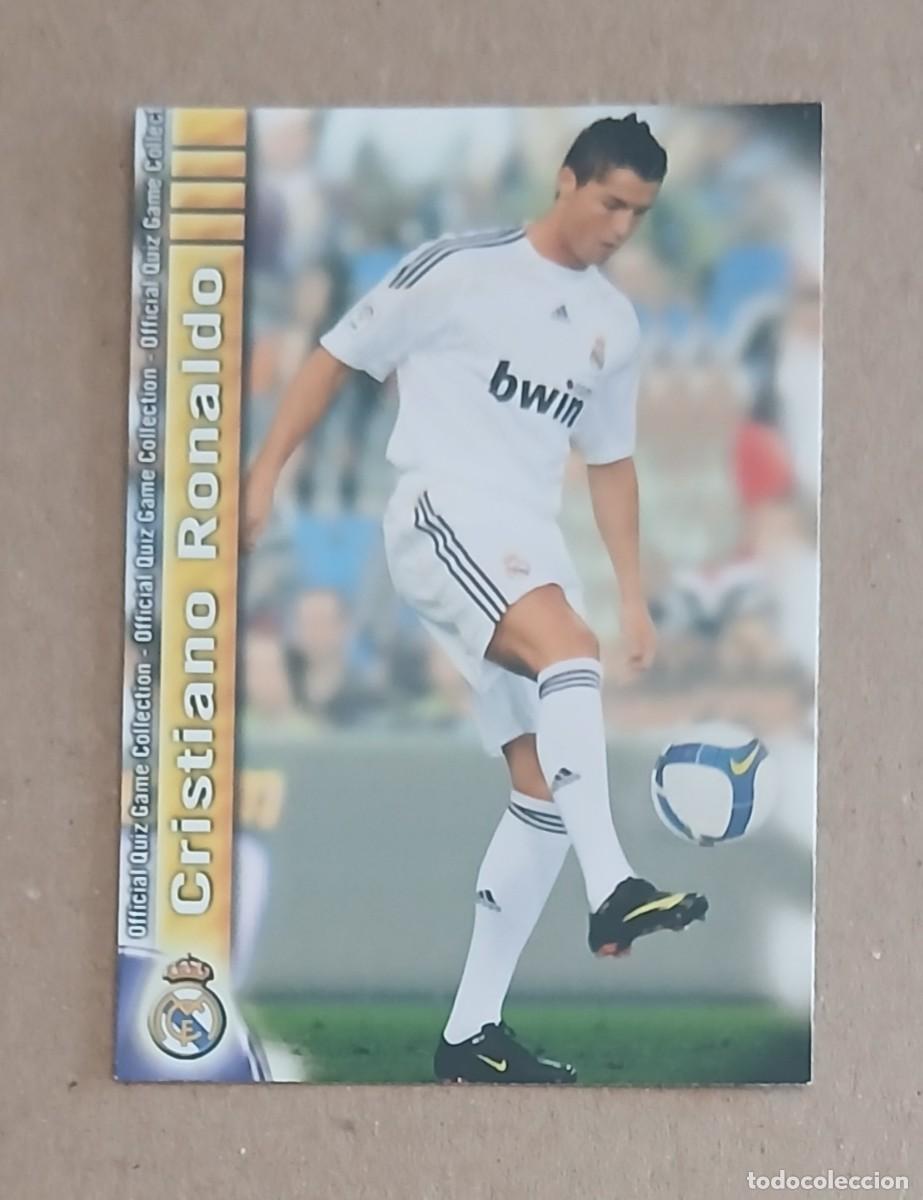 Cromos de f&uacute;tbol: CROMO n&ordm; 45 CRISTIANO RONALDO ROOKIE REAL MADRID MUNDICROMO 2009-2010. Nuevo de sobre.