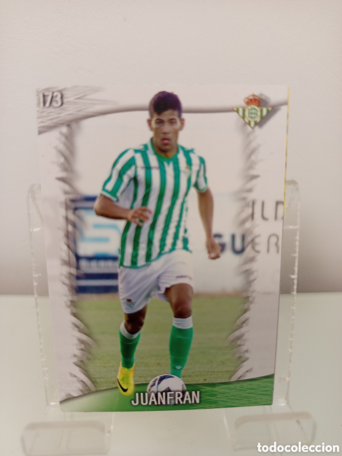 Cromos de F&uacute;tbol: ❇️ CROMO CARD ⚽ JUANFRAN BETIS 173 FICHAS LIGA QUIZ GAME 2014 13 14 2013 2014 MUNDICROMO ❇️