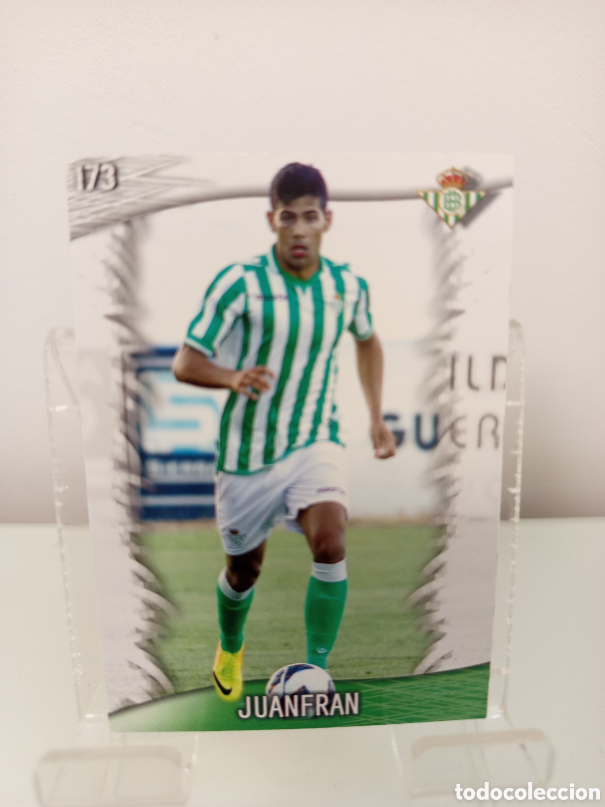 Cromos de F&uacute;tbol: ❇️ CROMO CARD ⚽ JUANFRAN BETIS 173 FICHAS LIGA QUIZ GAME 2014 13 14 2013 2014 MUNDICROMO ❇️