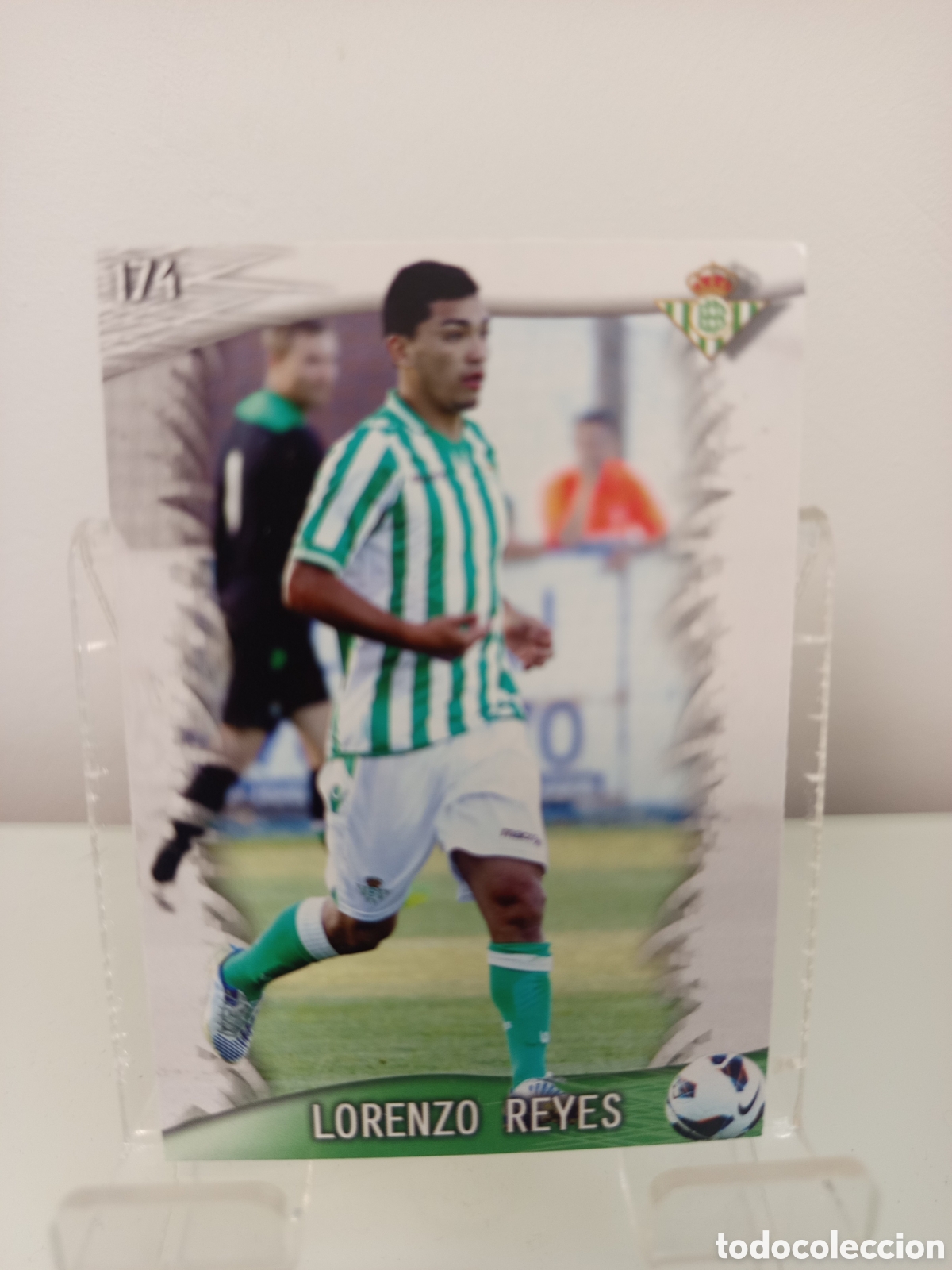 Cromos de F&uacute;tbol: ❇️ CROMO CARD ⚽ LORENZO REYES BETIS 174 FICHAS LIGA QUIZ GAME 2014 13 14 2013 2014 MUNDICROMO ❇️