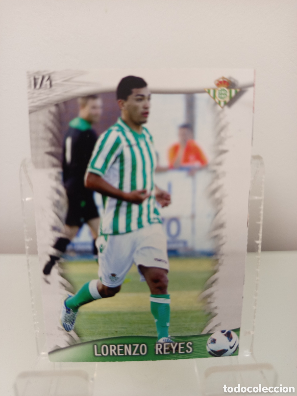 Cromos de F&uacute;tbol: ❇️ CROMO CARD ⚽ LORENZO REYES BETIS 174 FICHAS LIGA QUIZ GAME 2014 13 14 2013 2014 MUNDICROMO ❇️