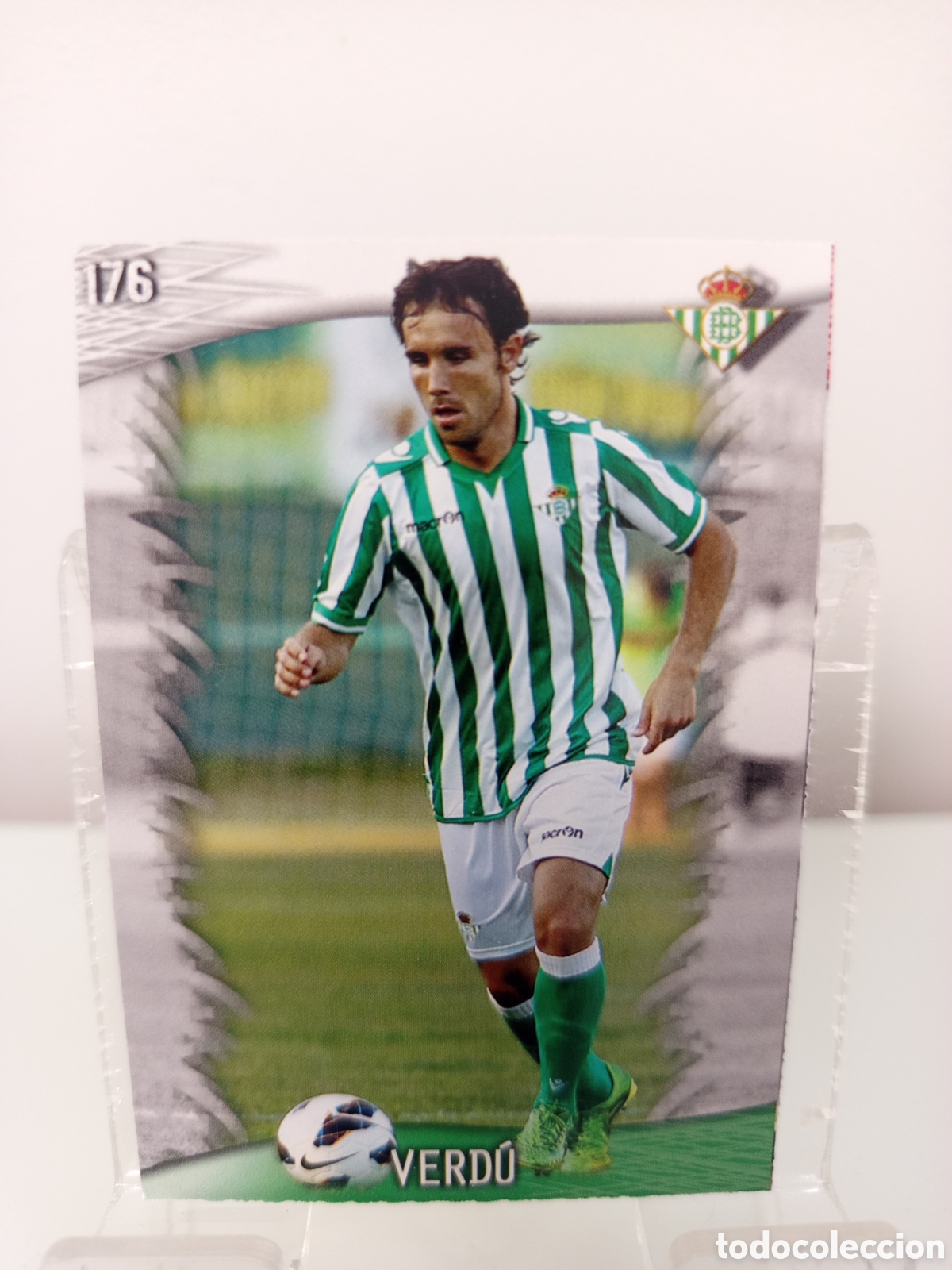 Cromos de F&uacute;tbol: ❇️ CROMO CARD ⚽ VERD&Uacute; BETIS 176 FICHAS LIGA QUIZ GAME 2014 13 14 2013 2014 MUNDICROMO ❇️
