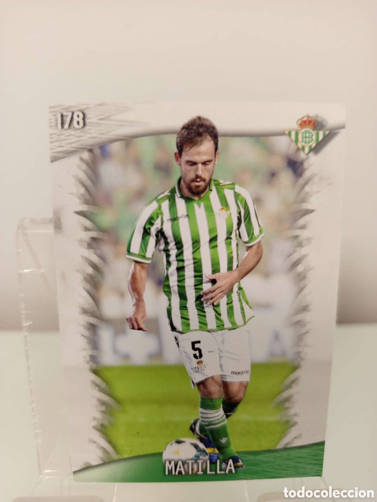 Cromos de F&uacute;tbol: ❇️ CROMO CARD ⚽ MATILLA BETIS 178 FICHAS LIGA QUIZ GAME 2014 13 14 2013 2014 MUNDICROMO ❇️
