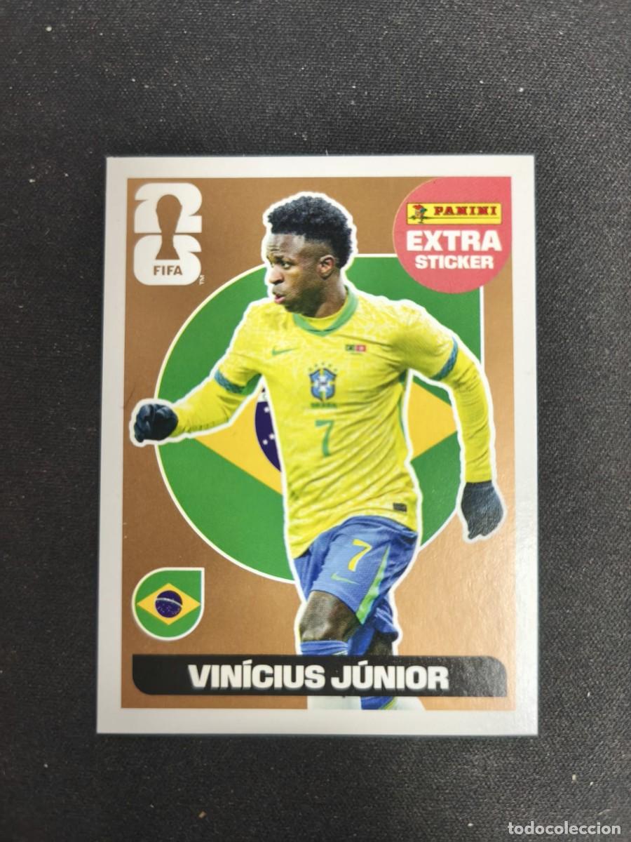 Cromos de F&uacute;tbol: cromo extra sticker vinicius bronce fifa world cup 2026 panini