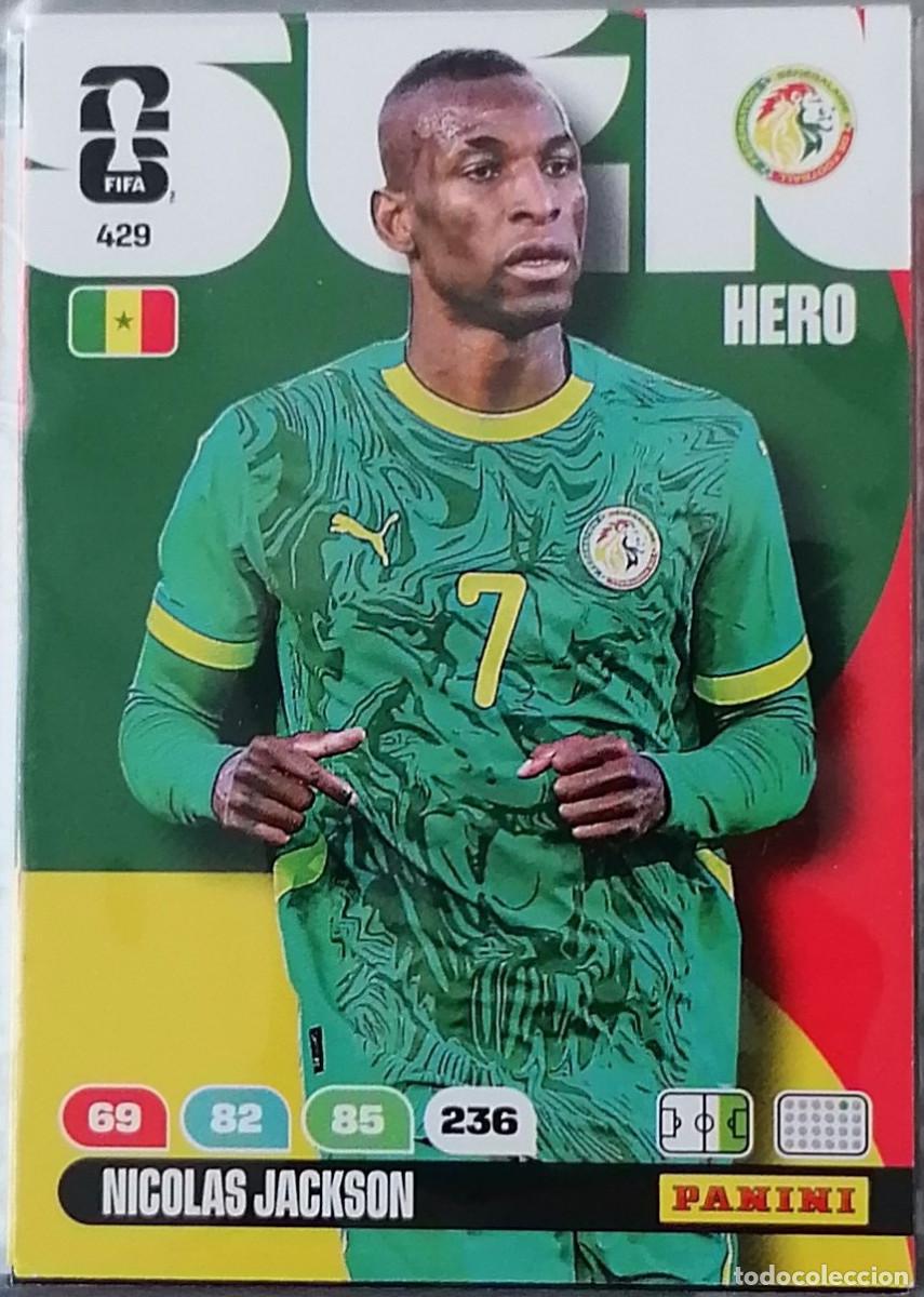 Cromos de F&uacute;tbol: 429 NICOLAS JACKSON Hero World Cup 2026 Adrenalyn XL Panini