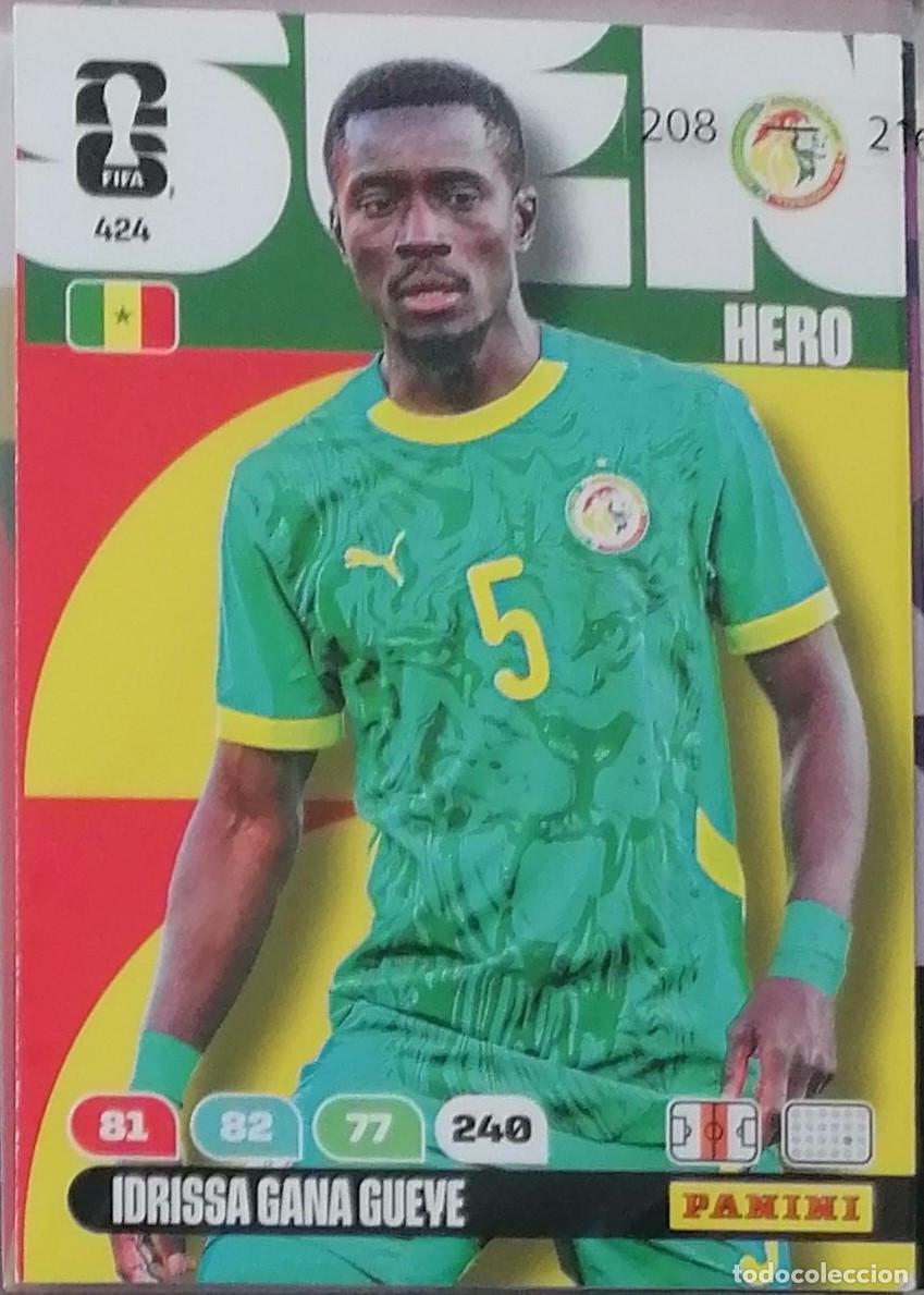 Cromos de F&uacute;tbol: 424 IDRISSA GANA GUEVE Hero World Cup 2026 Adrenalyn XL Panini