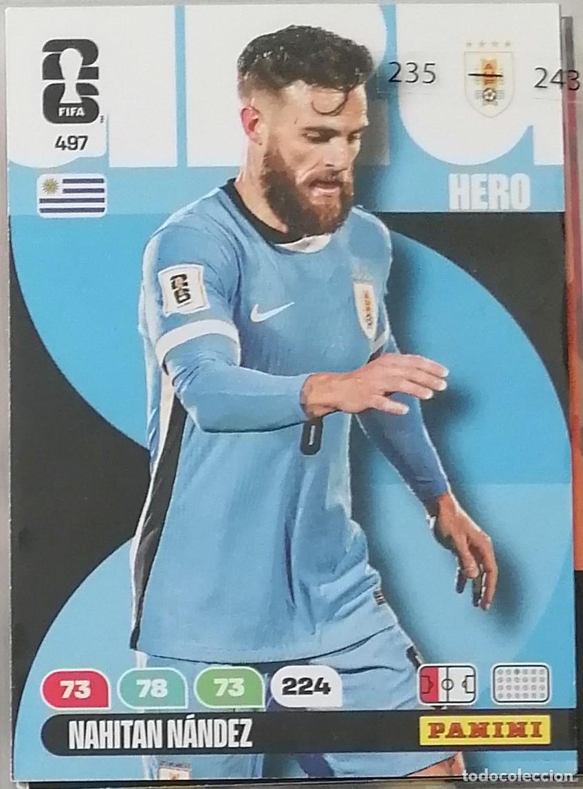 Cromos de F&uacute;tbol: 497 NAHITAN NANDEZ Hero World Cup 2026 Adrenalyn XL Panini