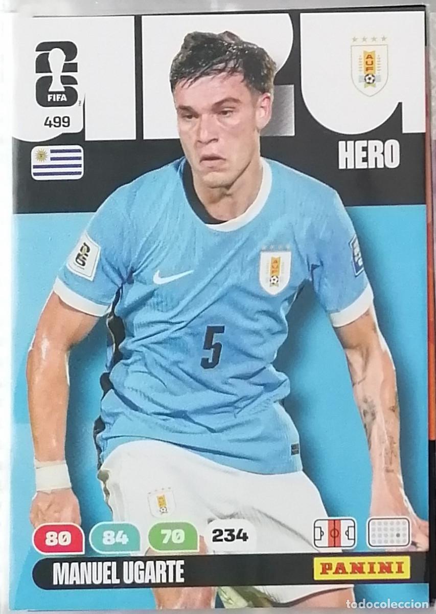 Cromos de F&uacute;tbol: 499 MANUEL UGARTE Hero World Cup 2026 Adrenalyn XL Panini