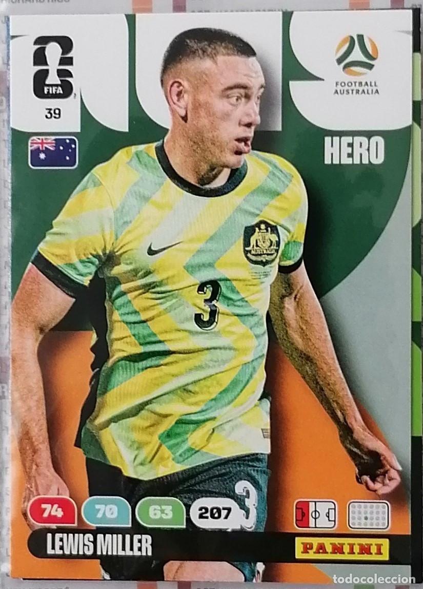 Cromos de F&uacute;tbol: 39 LEWIS MILLER Hero World Cup 2026 Adrenalyn XL Panini
