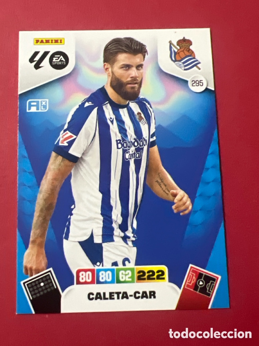 Cromos de F&uacute;tbol: C278. Caleta-car n&uacute;mero 295 de la Real Sociedad cromo adrenalyn XL 25-26 2025-2026
