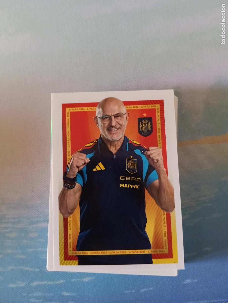 Cromos de F&uacute;tbol: Cromo N&ordm;7 Espa&ntilde;a 2026 Carrefour // Luis de la Fuente