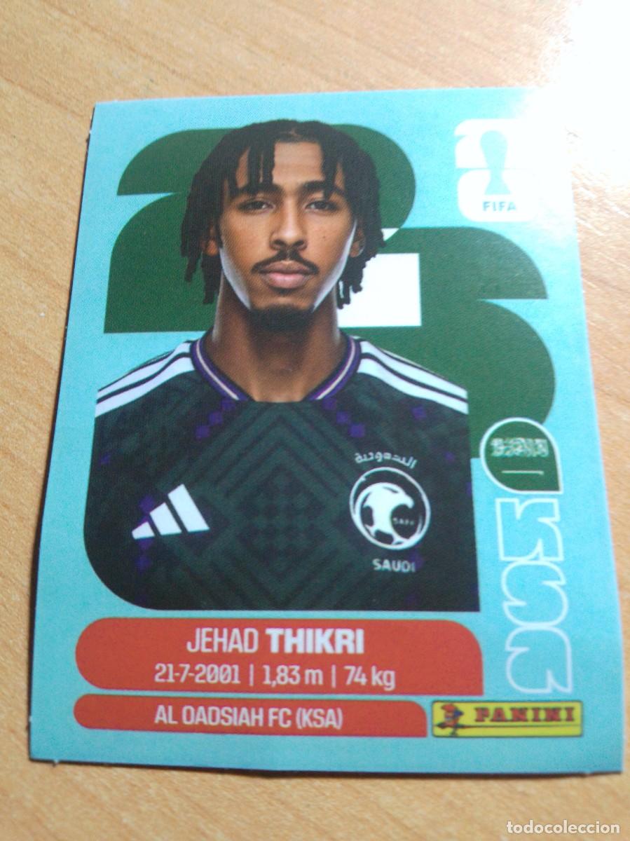 Cromos de F&uacute;tbol: 6 KSA6 THIKRI ARABIA SAUDI MUNDIAL FIFA WORLD CUP 2026 26 PANINI STICKERS NUEVO