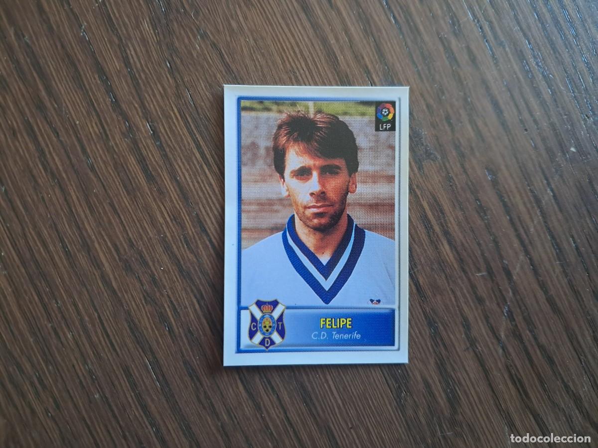 Cromos de F&uacute;tbol: cromo adhesivo de futbol de bollycao, liga 97-98 n&ordm; 182, Felipe, Tenerife, sin pegar.