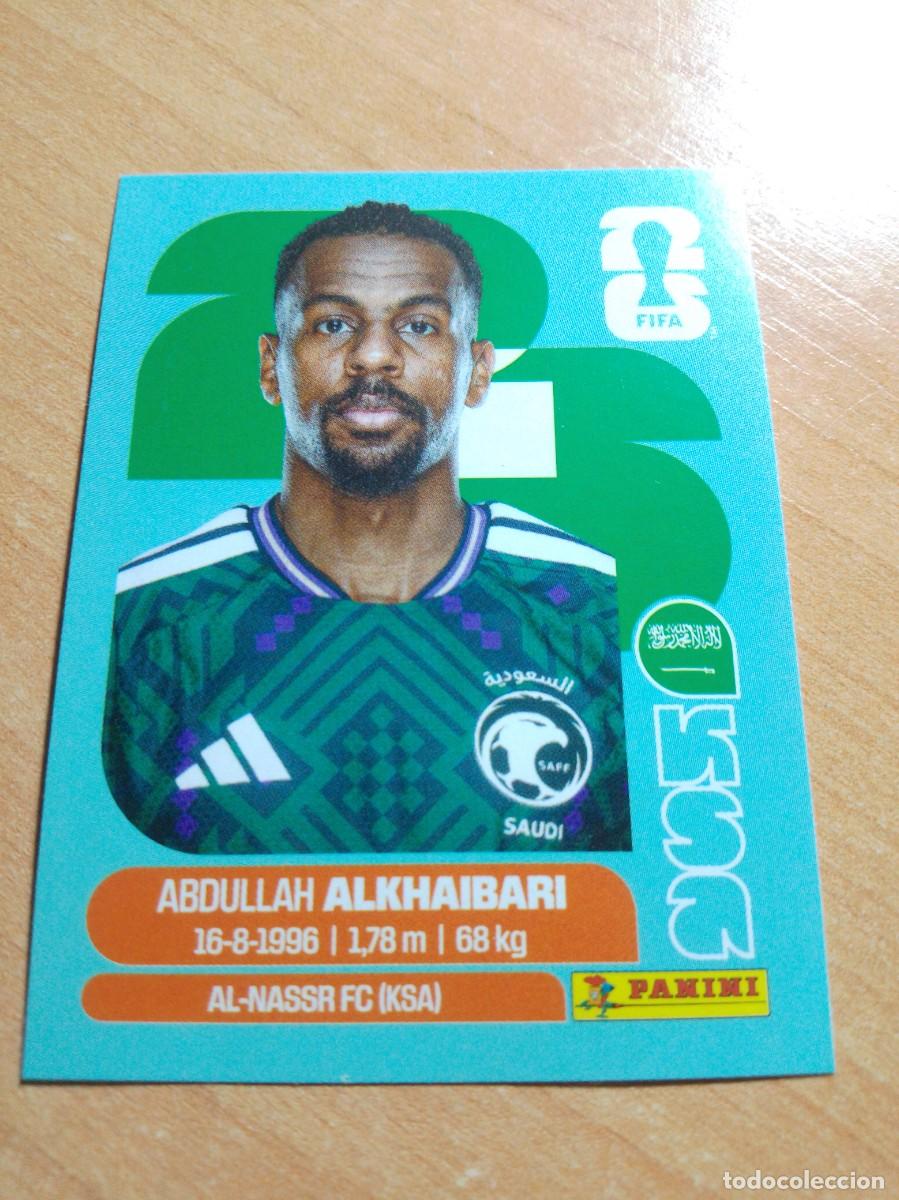 Football Stickers: KSA 11 ALKHAIBARI ARABIA MUNDIAL FIFA WORLD CUP 2026 26 PANINI STICKERS NUEVO
