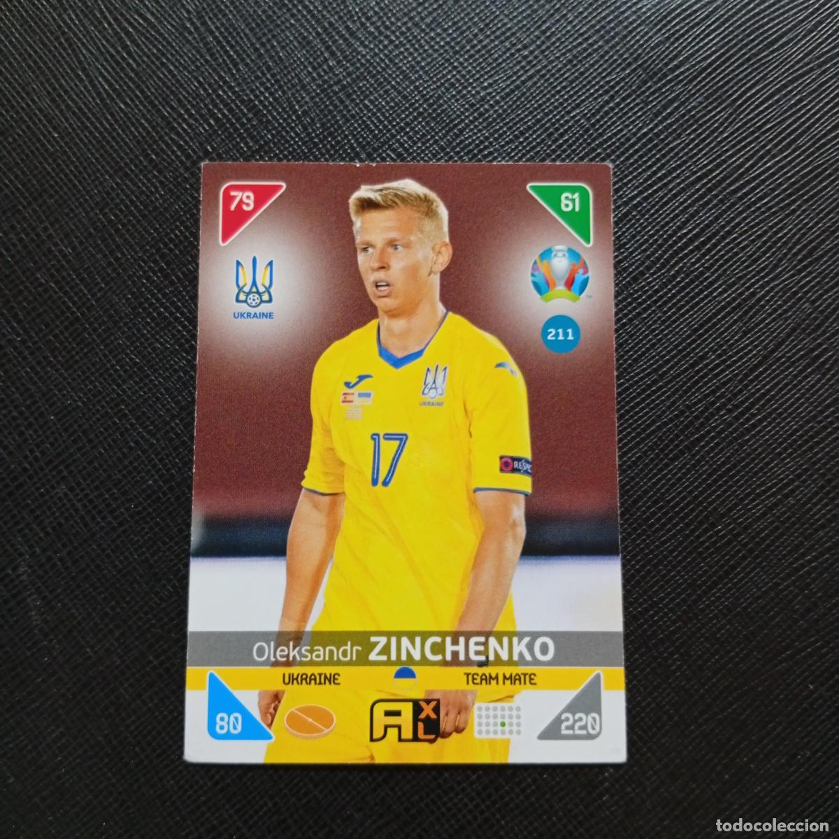 Cromos de F&uacute;tbol: 211 ZINCHENKO UCRANIA PANINI ADRENALYN XL UEFA EURO 2020 CROMO FUTBOL KICK OFF 2021 - A209 PG1