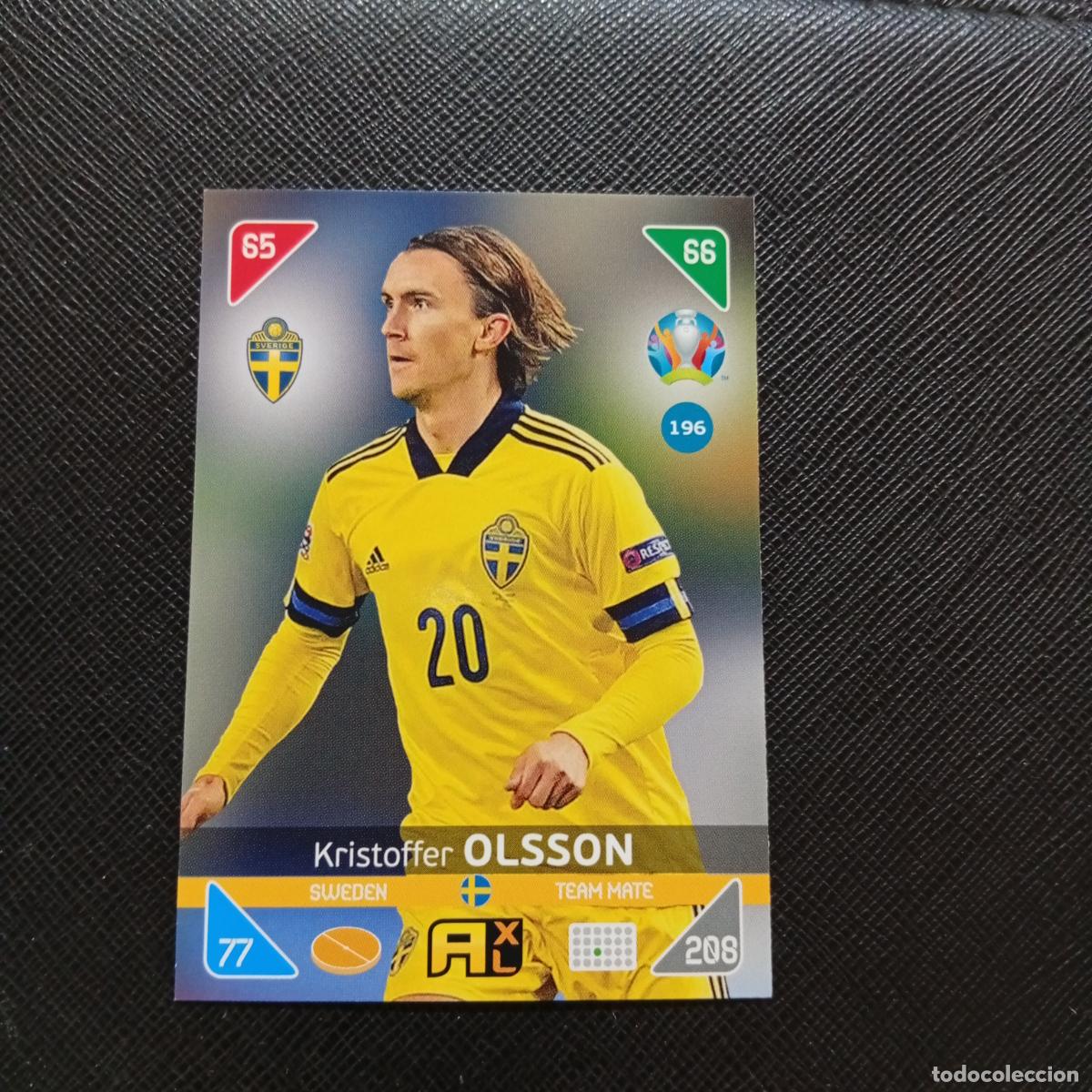 Cromos de F&uacute;tbol: 196 OLSSON SUECIA PANINI ADRENALYN XL UEFA EURO 2020 CROMO FUTBOL KICK OFF 2021 - A209 PG1