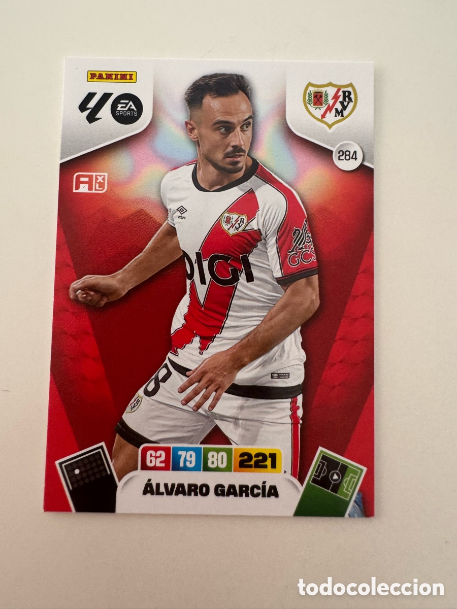 Cromos de F&uacute;tbol: PANINI ADRENALYN XL LIGA 2025-2026 25-26 &ndash; &Aacute;lvaro Garc&iacute;a Rayo Vallecano N&ordm; 284