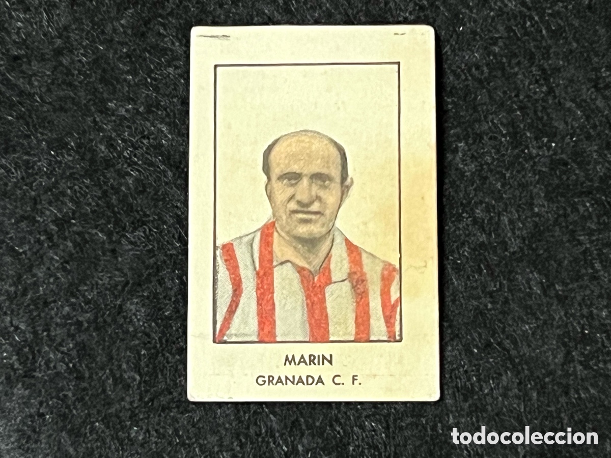 Cromos de F&uacute;tbol: CROMO MARIN GRANADA CF ALBUM FUT-BOL TEMPORADA 1943-44 MANUFACTURAS OISEMEN, MOLINA DE SEGURA RARO.