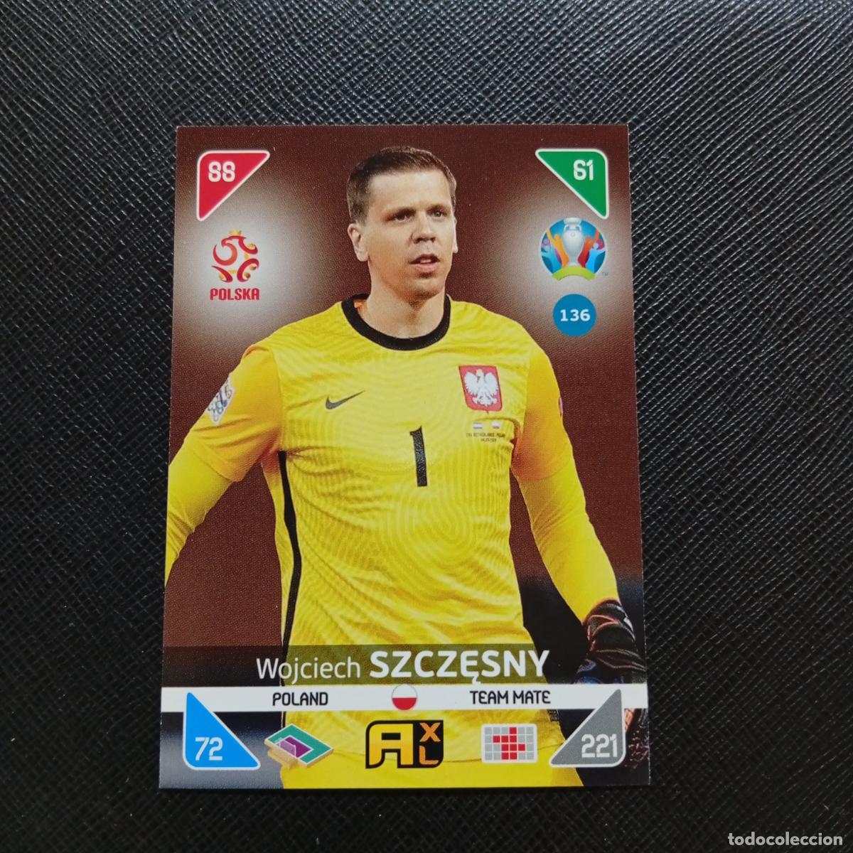 Cromos de F&uacute;tbol: 136 SZCZESNY POLONIA PANINI ADRENALYN XL UEFA EURO 2020 CROMO FUTBOL KICK OFF 2021 - A209 PG3
