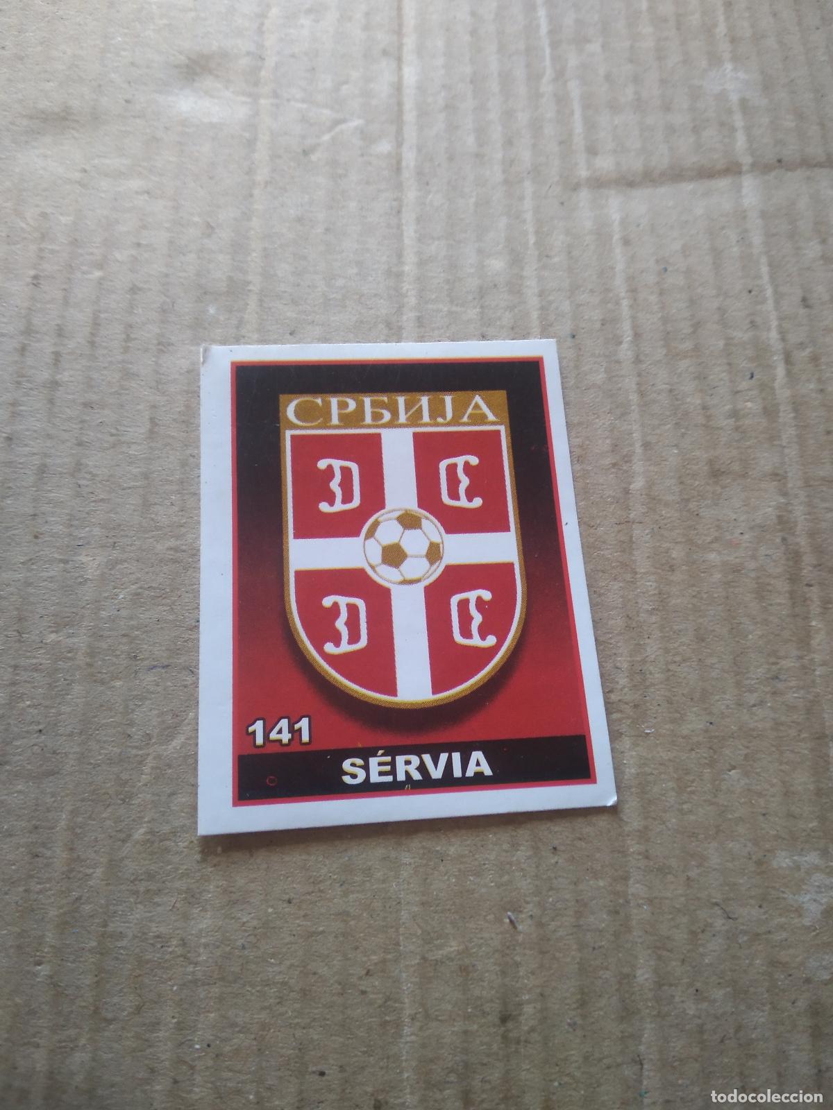 Cromos de F&uacute;tbol: 141 ESCUDO SERBIA CROMO FUTBOL MUNDIAL 2022 WORLD CUP COPA DEL MUNDO EDITADO EN BRASIL