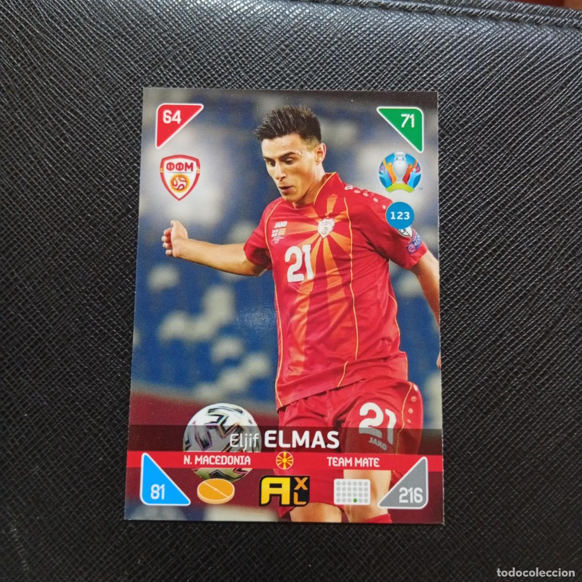 Cromos de F&uacute;tbol: 123 ELMAS MACEDONIA PANINI ADRENALYN XL UEFA EURO 2020 CROMO FUTBOL KICK OFF 2021 - A209 PG3