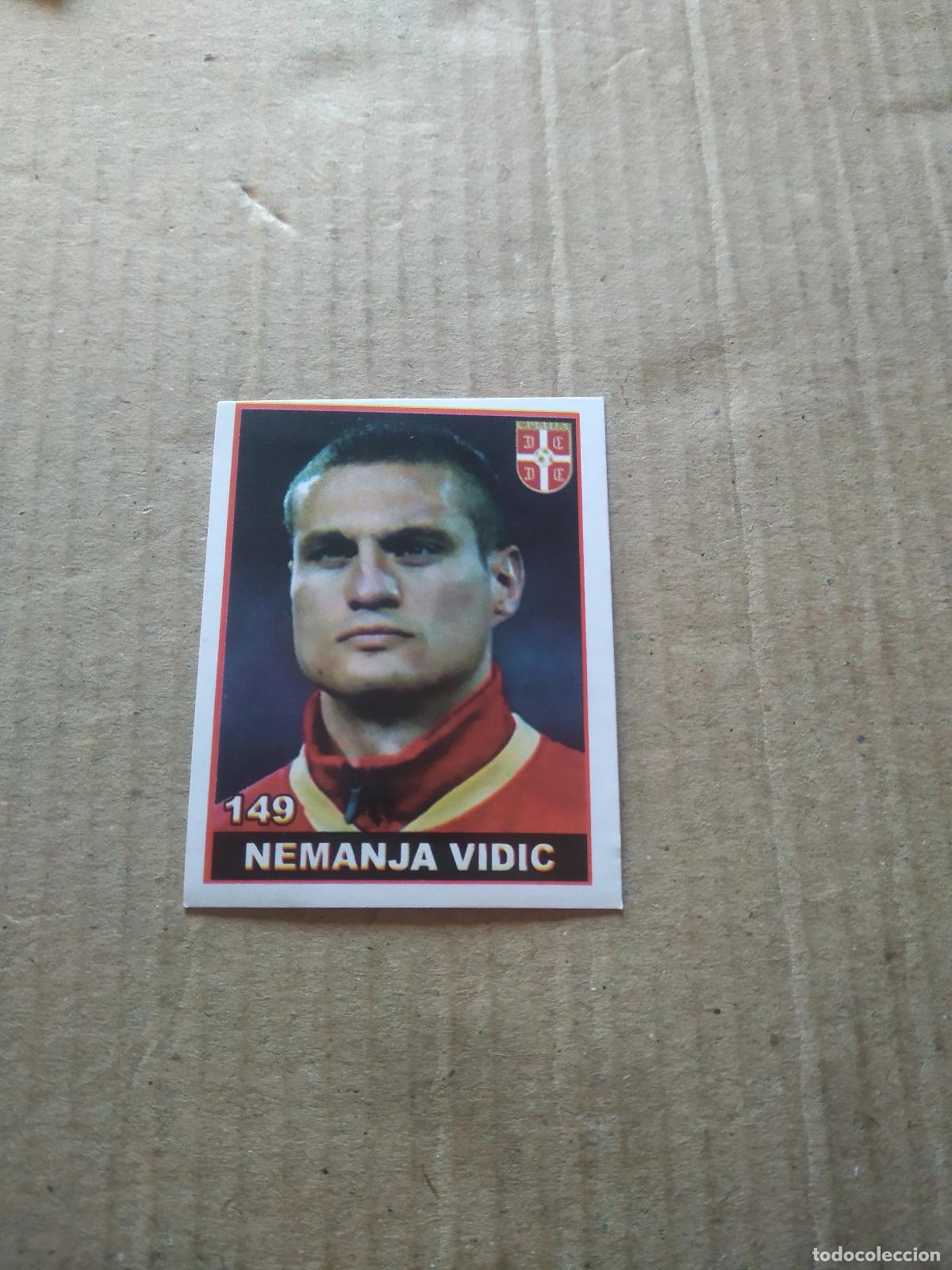Cromos de F&uacute;tbol: 149 VIDIC SERBIA CROMO FUTBOL MUNDIAL 2022 WORLD CUP COPA DEL MUNDO EDITADO EN BRASIL