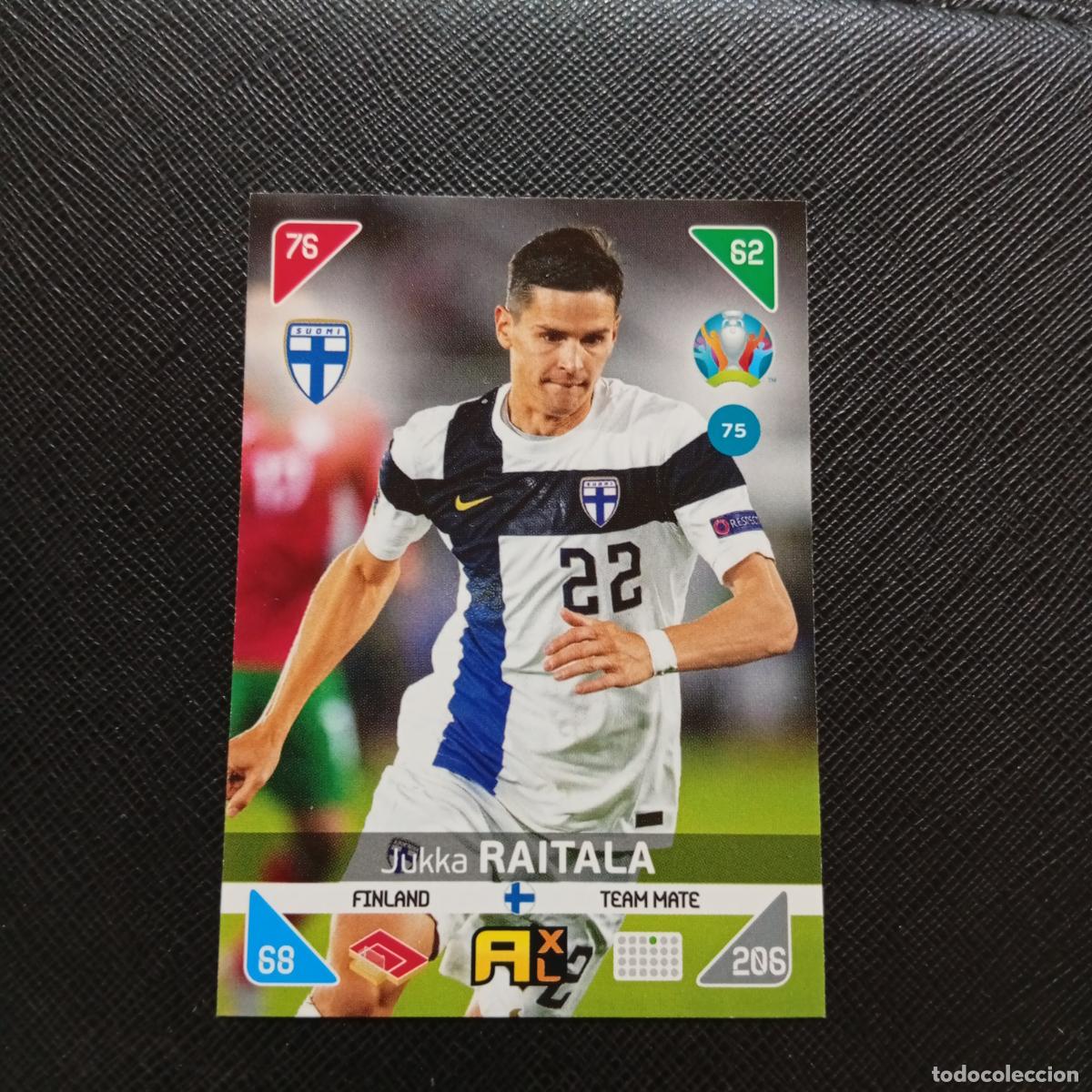 Cromos de F&uacute;tbol: 75 RAITALA FINLANDIA PANINI ADRENALYN XL UEFA EURO 2020 CROMO FUTBOL KICK OFF 2021 - A209 PG4