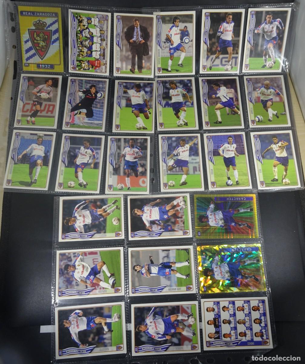 Fu&szlig;ball-Sticker: LOTE DE 27 CROMOS DEL ZARAGOZA MUNDI CROMO 2004-2005 LAS FICHAS DE LA LIGA, VER FOTOS