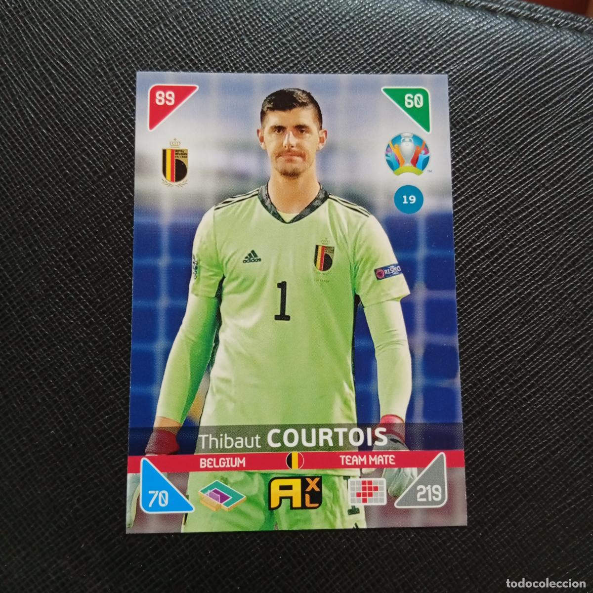 Fu&szlig;ball-Sticker: 19 COURTOIS BELGICA PANINI ADRENALYN XL UEFA EURO 2020 CROMO FUTBOL KICK OFF 2021 - A209 PG5